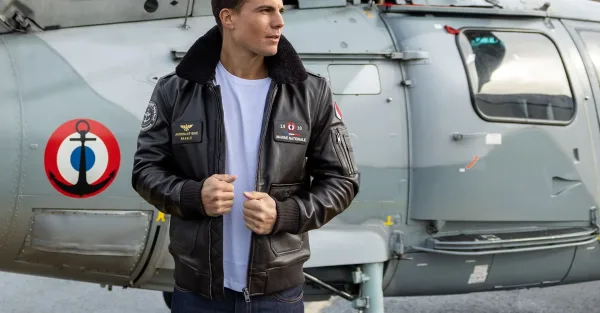 Blouson cuir aeronautique Daytona 73 0