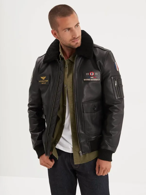 Blouson cuir aeronautique Daytona 73 3