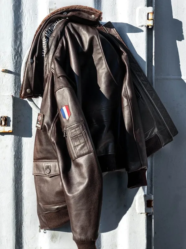 Blouson cuir aeronautique Daytona 73 4