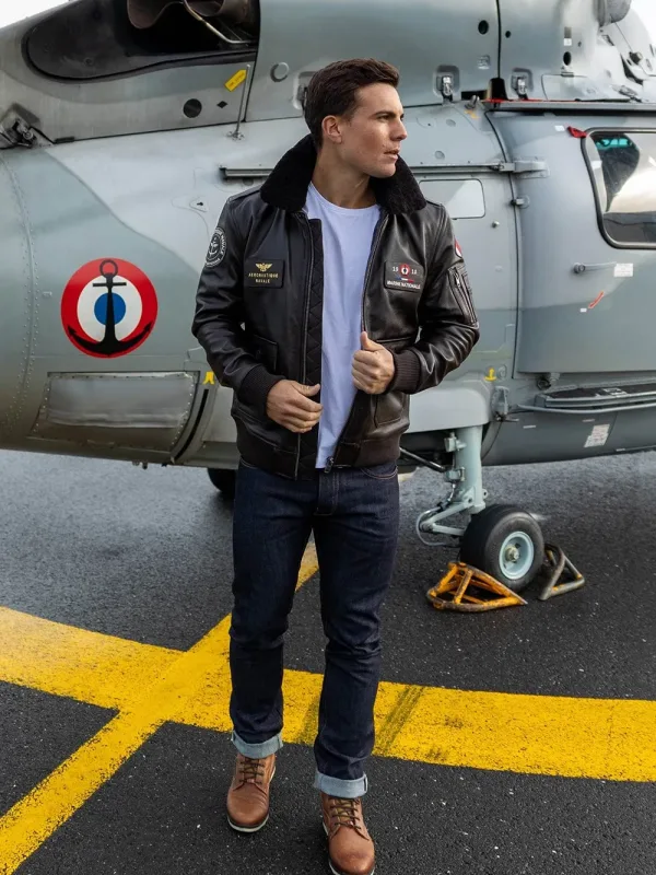 Blouson cuir aeronautique Daytona 73 5