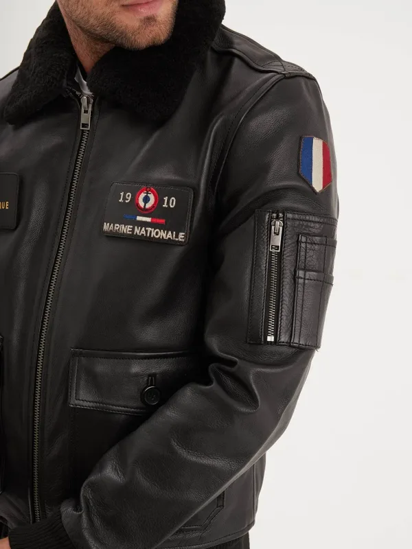 Blouson cuir aeronautique Daytona 73 7