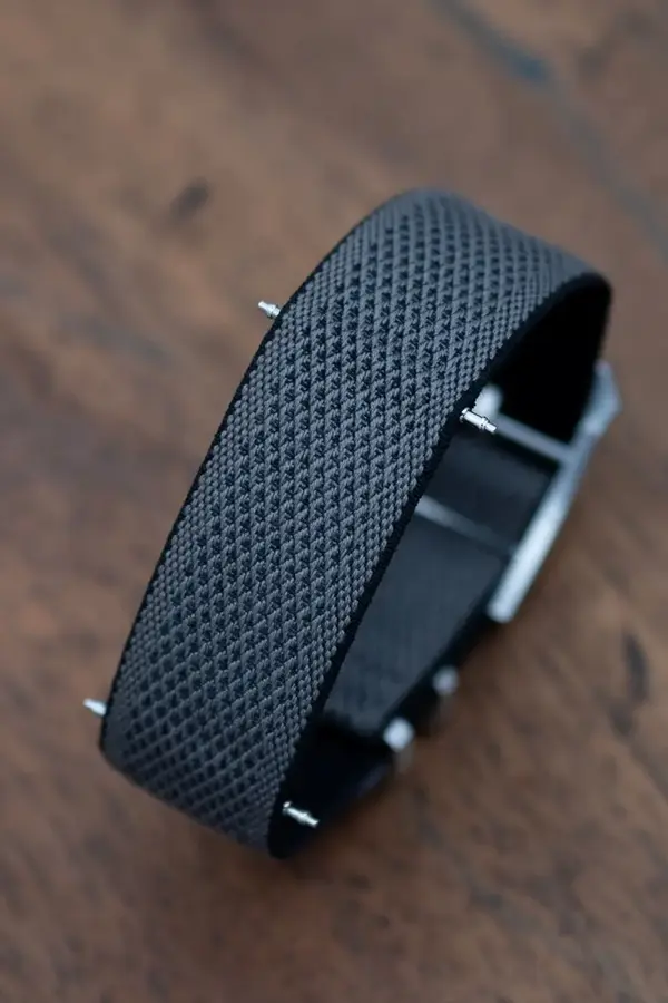 Bracelet montre textile jacquar Julien Faure 2