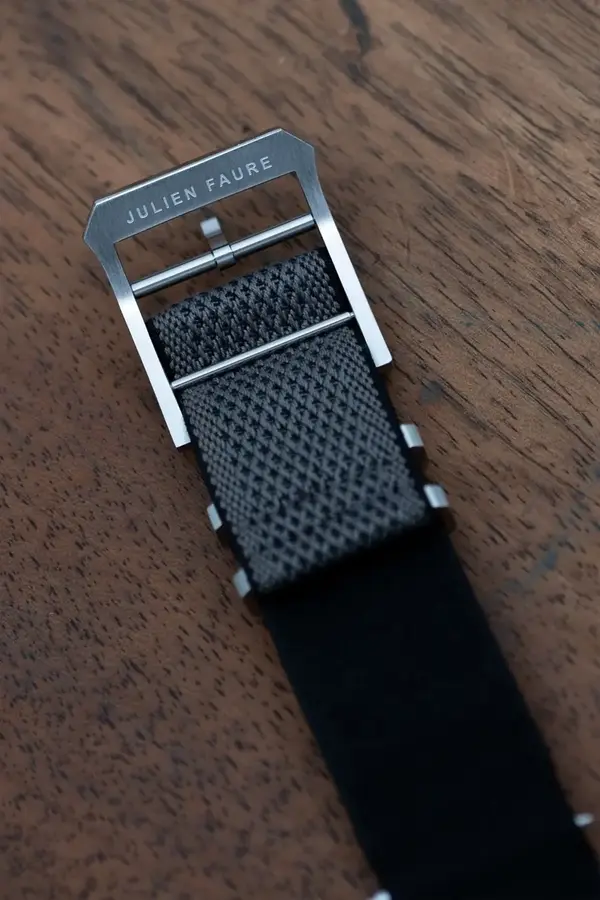 Bracelet montre textile jacquar Julien Faure 5