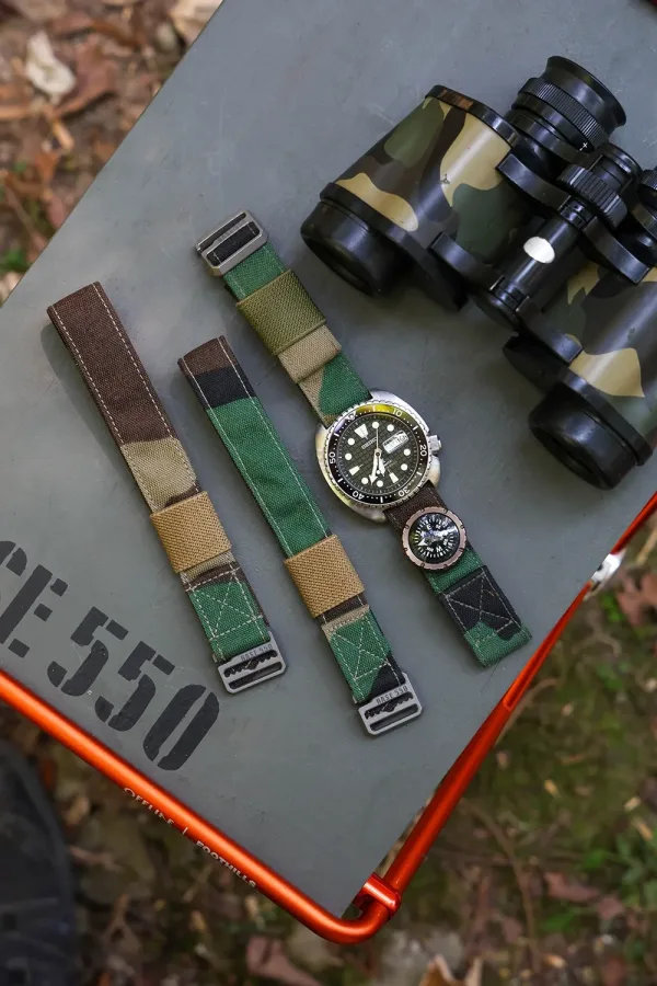 Bracelet nato BASE 550 GHN M81 Woodland 1