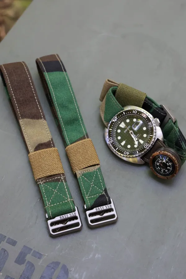 Bracelet nato BASE 550 GHN M81 Woodland 4