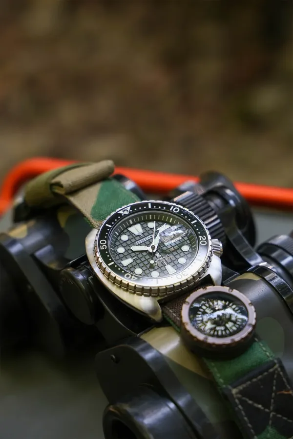 Bracelet nato BASE 550 GHN M81 Woodland 5