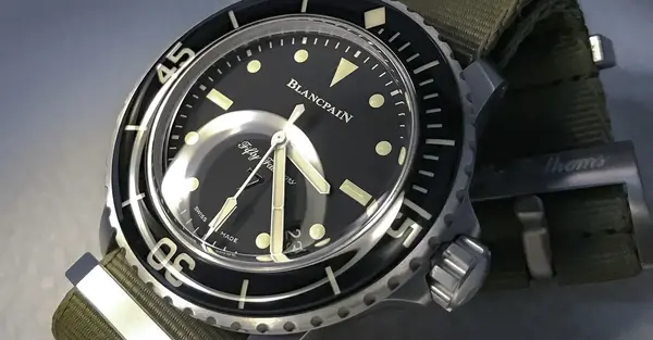 Montre Forces Speciales Blancpain Fifty Fathoms Nageurs de combat 0