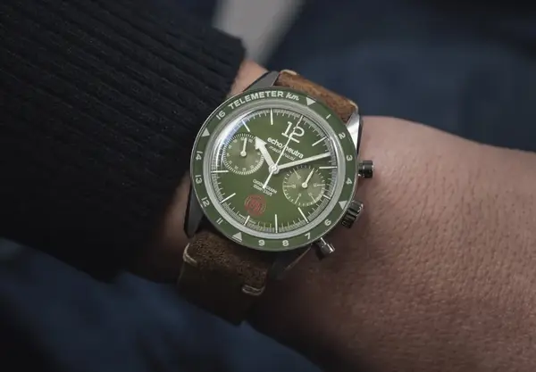Montre Militaire Echo Neutra 1956 Chronographe Alpine 17