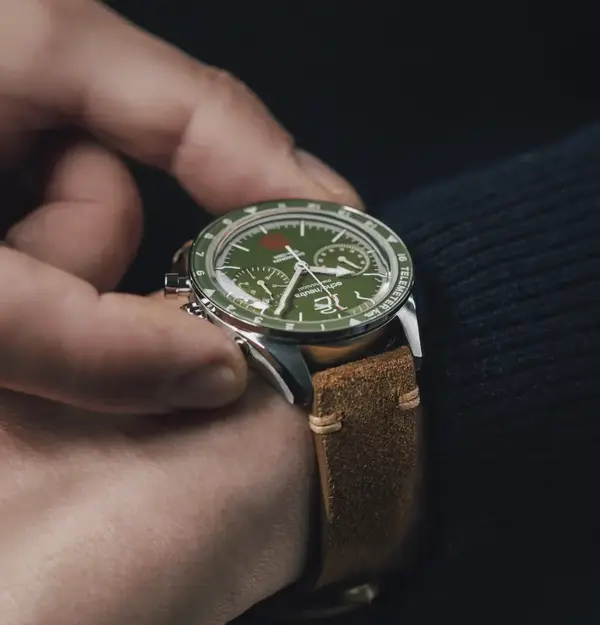 Montre Militaire Echo Neutra 1956 Chronographe Alpine 5