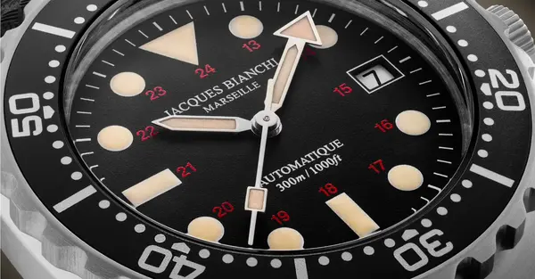 Montre Militaire Jacques Bianchi Marseille JB300 Noire 0