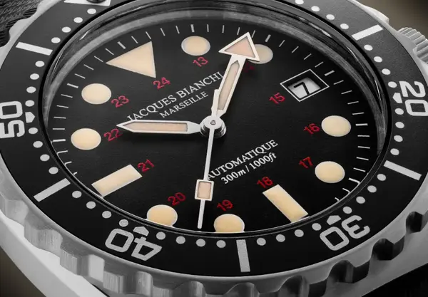 Montre Militaire Jacques Bianchi Marseille JB300 Noire 14