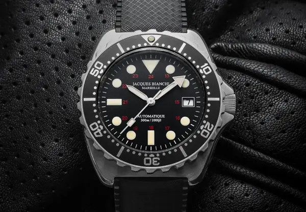 Montre Militaire Jacques Bianchi Marseille JB300 Noire 18