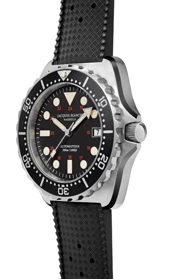 Montre Militaire Jacques Bianchi Marseille JB300 Noire 4