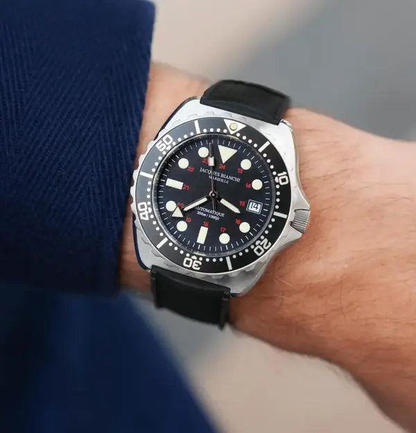 Montre Militaire Jacques Bianchi Marseille JB300 Noire 5