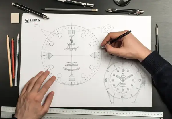 Montre Militaire Yema Navygraf Marine Nationale CMM 10 15