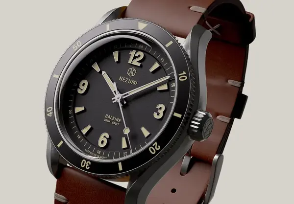 Montre Plongee Nezumi Baleine 22