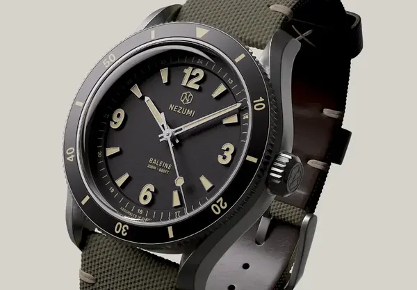 Montre Plongee Nezumi Baleine 24