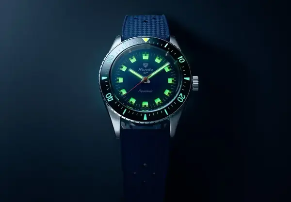 Montre Plongee Nivada Grenchen Aquamar Blue 21