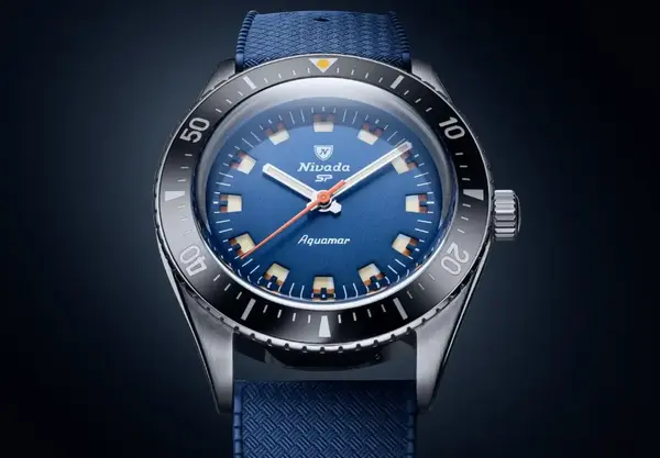 Montre Plongee Nivada Grenchen Aquamar Blue 25