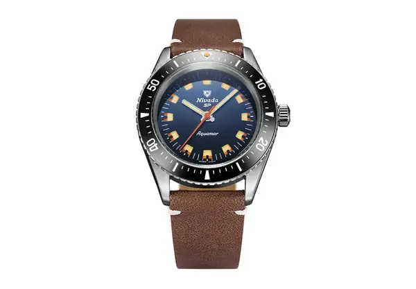 Montre Plongee Nivada Grenchen Aquamar Blue 26