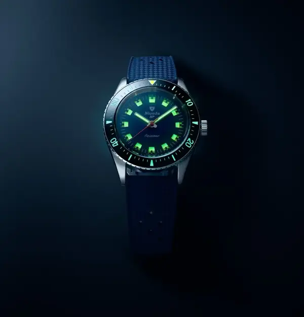 Montre Plongee Nivada Grenchen Aquamar Blue 4