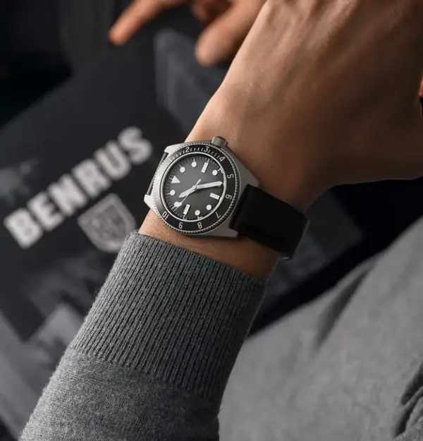 Montre Plongee militaire Benrus Type 1 Mil Spec 5