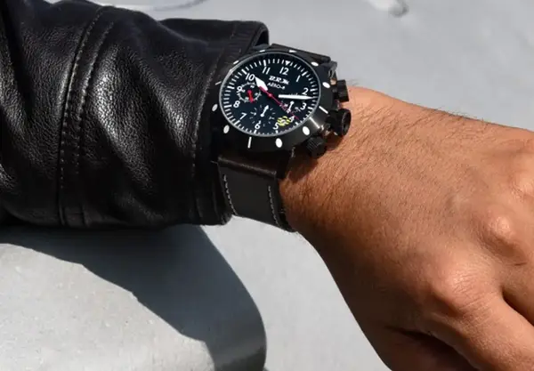 Montre aviaiteur B R M AERO 8 Chrono Horizon 12
