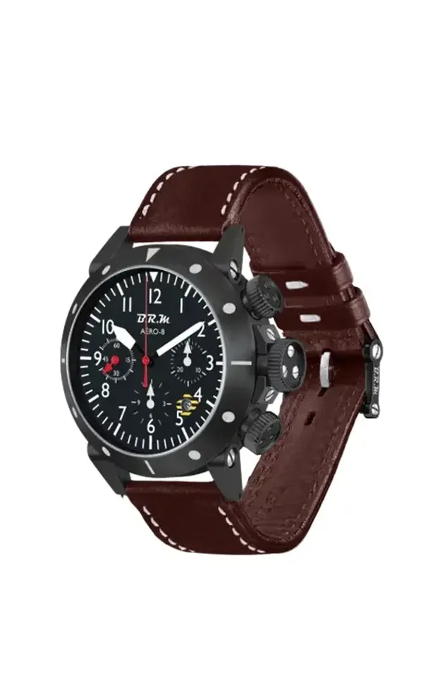 Montre aviaiteur B R M AERO 8 Chrono Horizon 4