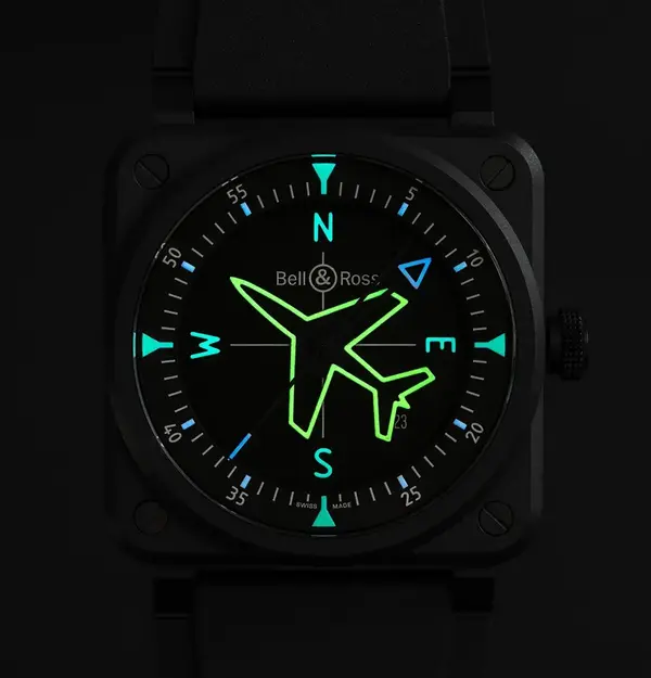 Montre aviaiteur Bell Ross BR 03 Gyrocompass 5