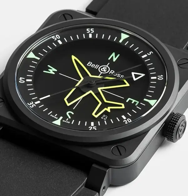 Montre aviaiteur Bell Ross BR 03 Gyrocompass 6