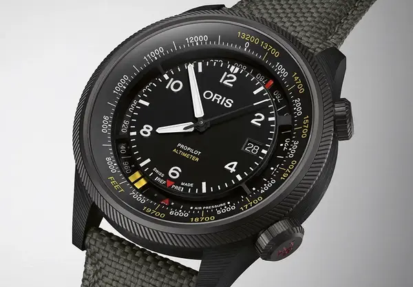 Montre aviaiteur Oris Pro Pilot Altimeter 12