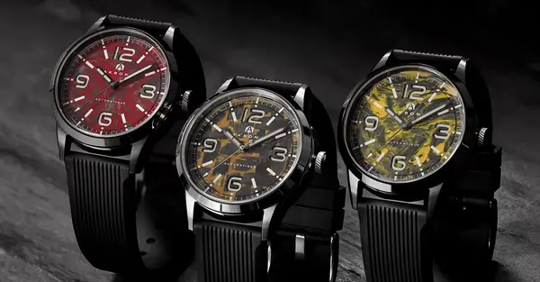 Montre aviateur Akrone C 03 Carbon Fury 1