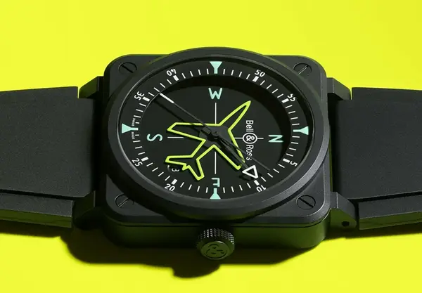 Montre aviateur Bell Ross BR 03 Gyrocompass 11