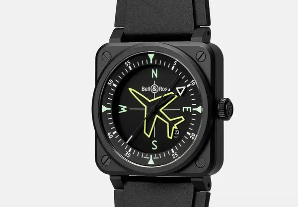 Montre aviateur Bell Ross BR 03 Gyrocompass 16