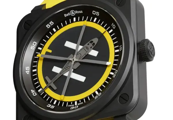 Montre aviateur Bell Ross BR 03 Helipad 12