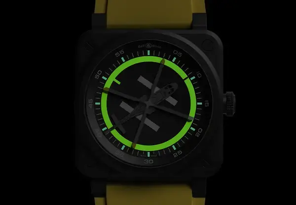 Montre aviateur Bell Ross BR 03 Helipad 15