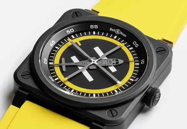 Montre aviateur Bell Ross BR 03 Helipad 18