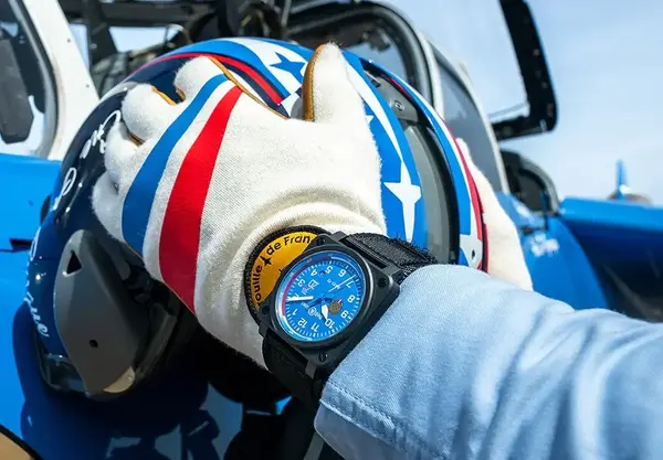 Montre aviateur Bell Ross BR 03 Patrouille de France 12