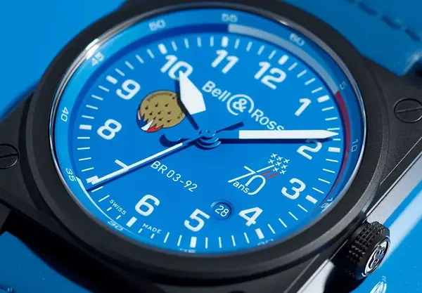Montre aviateur Bell Ross BR 03 Patrouille de France 14