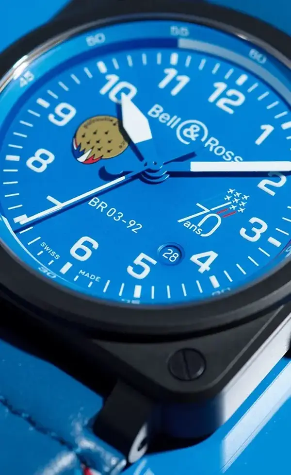 Montre aviateur Bell Ross BR 03 Patrouille de France 3