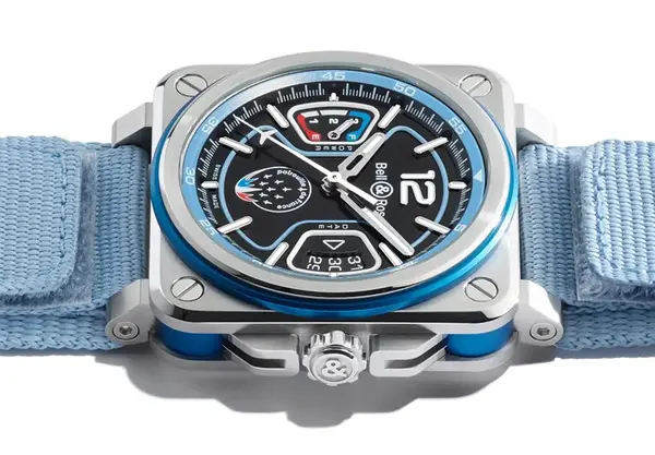 Montre aviateur Bell Ross BR X3 Patrouille de France 13