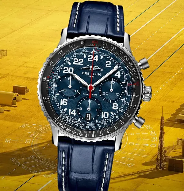 Montre aviateur Breitling Navitimer B02 Chronograph 41 Cosmonaute ARTEMIS II 6