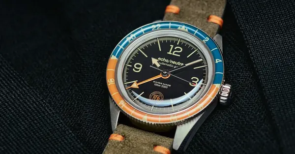 Montre aviateur Echo Neutra 1956 GMT 0