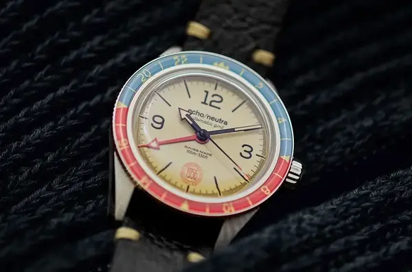 Montre aviateur Echo Neutra 1956 GMT 3