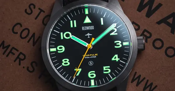 Montre aviateur Redwood Vulcan Quad Pulse 1
