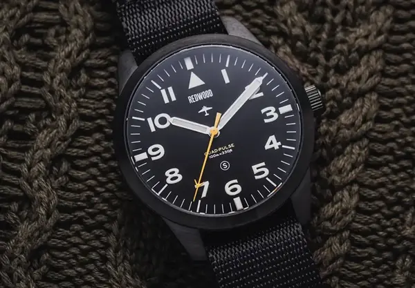Montre aviateur Redwood Vulcan Quad Pulse 15
