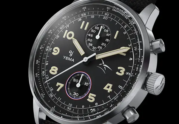 Montre aviateur Yema Flygraf Bi Compax AAE 12