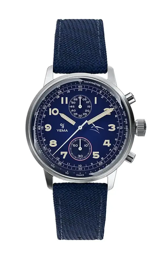 Montre aviateur Yema Flygraf Bi Compax AAE 2