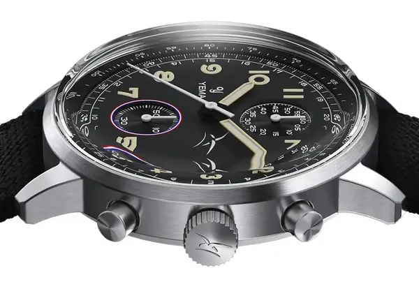 Montre aviateur Yema Flygraf Bi Compax AAE 24