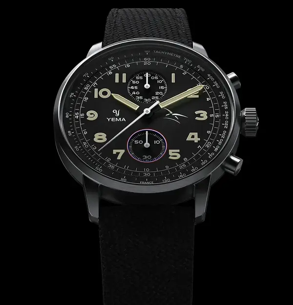 Montre aviateur Yema Flygraf Bi Compax AAE 5